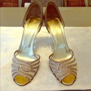 100% Authentic Swarovski Valentino Garavani Heels